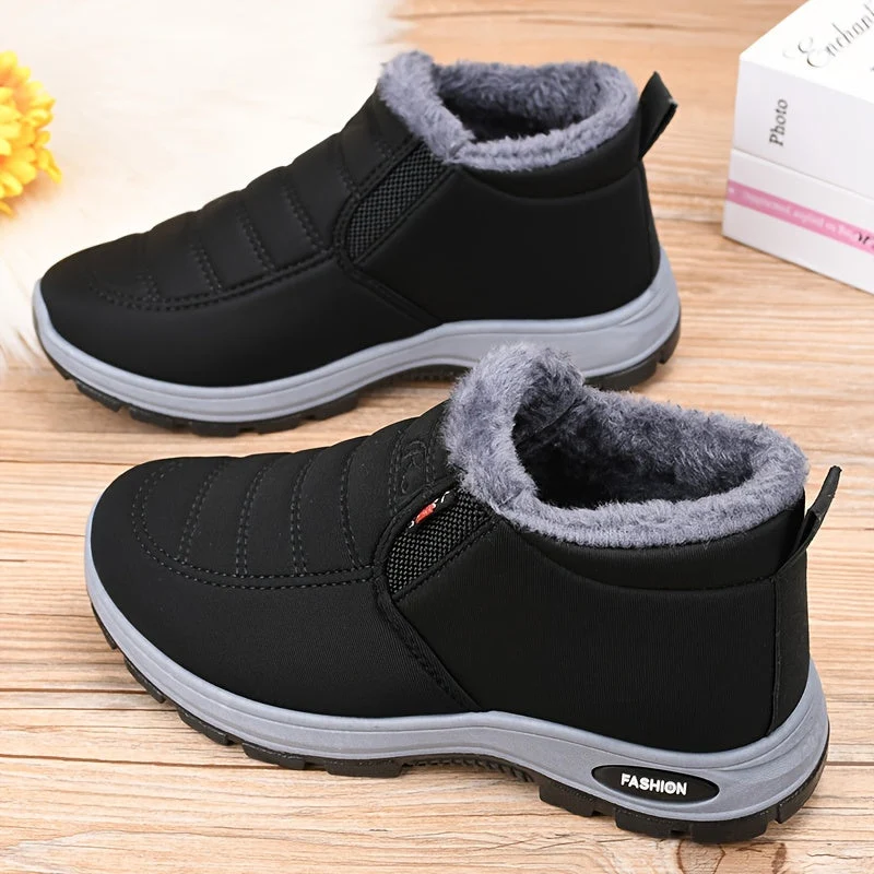 Winterschuhe Damen | Knöchelhoch Slip On Flach