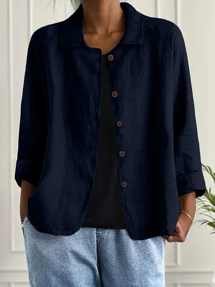 Damen Casual Langarm-Hemd