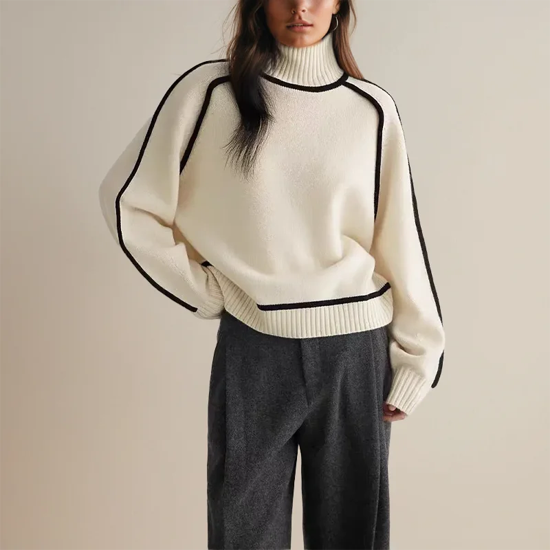 Rollkragenpullover für lässigen Herbst-Look