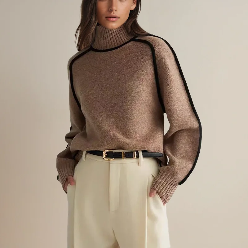 Rollkragenpullover für lässigen Herbst-Look