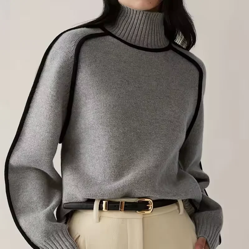 Rollkragenpullover für lässigen Herbst-Look