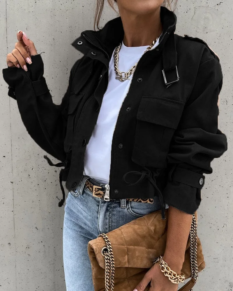Damen Übergangsjacke im Utility-Stil