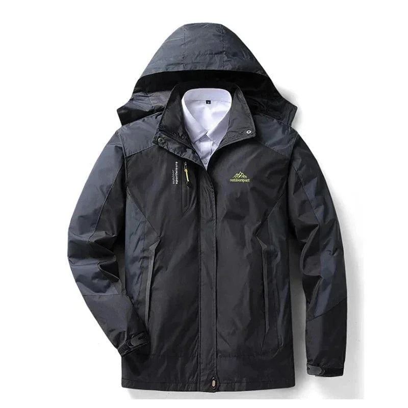 Damen Regenjacke wasserabweisend mit Kapuze