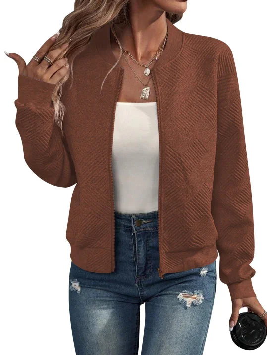 Damen Bomberjacke in minimalistischem Design