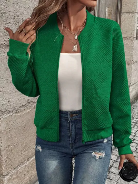 Damen Bomberjacke in minimalistischem Design