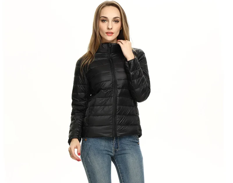 Damen Daunenjacke mit Reißverschluss