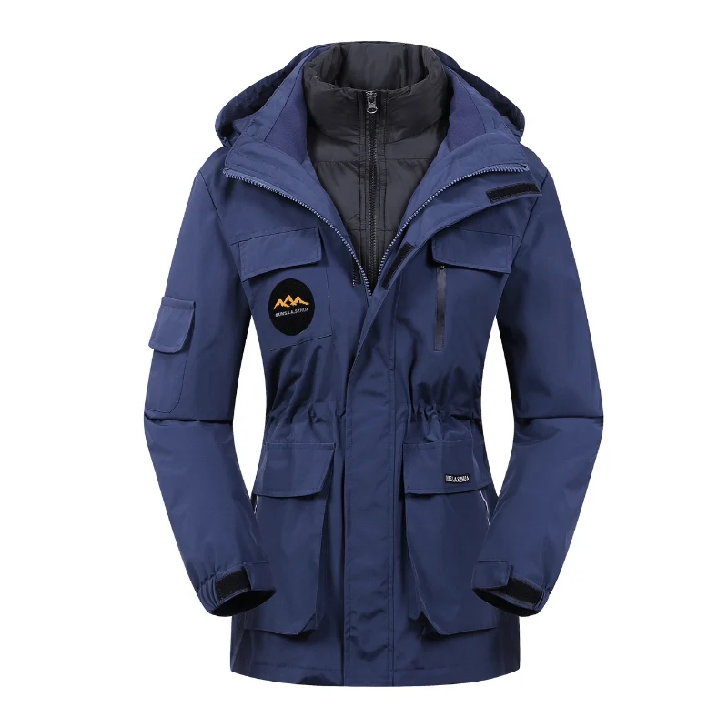 Damen Skijacke mit Kapuze | Sportliche Outdoor Winterjacke