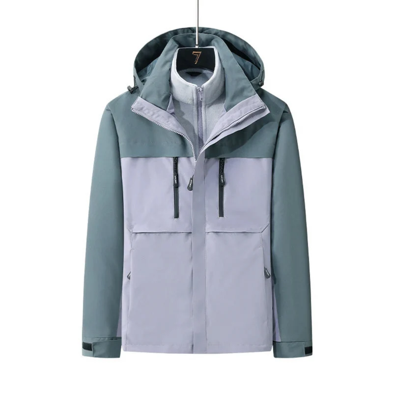 Damen Skijacke | 3-in-1 Winterjacke mit Abnehmbarer Innenjacke