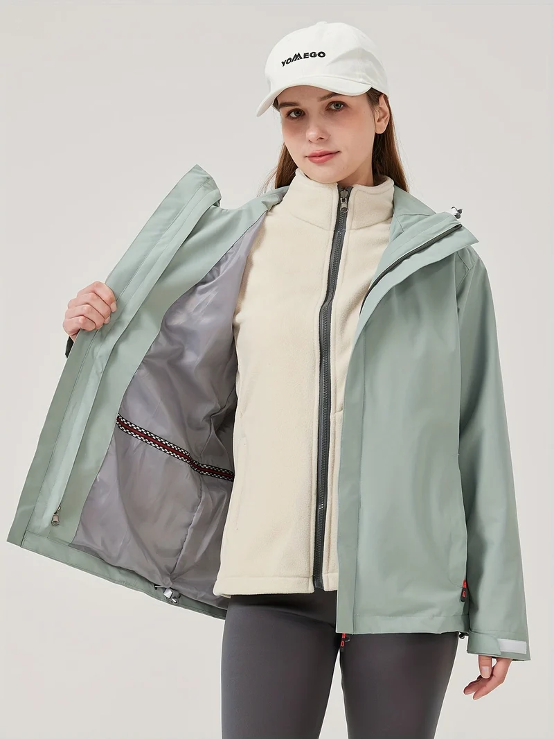 Damen Winter Skijacke | Outdoor mit Kapuze