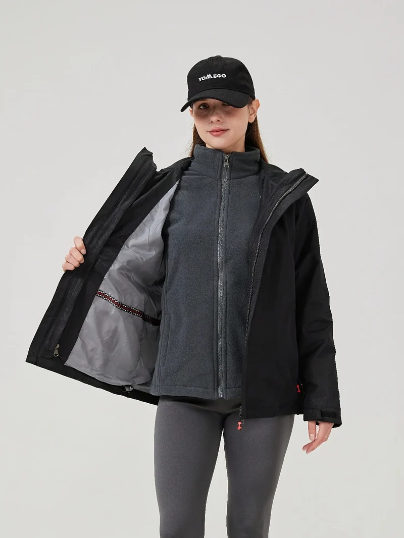 Damen Winter Skijacke | Outdoor mit Kapuze