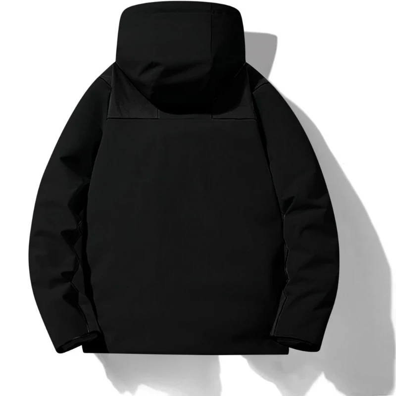 Skijacke mit Kapuze und Taschen | Winterjacke