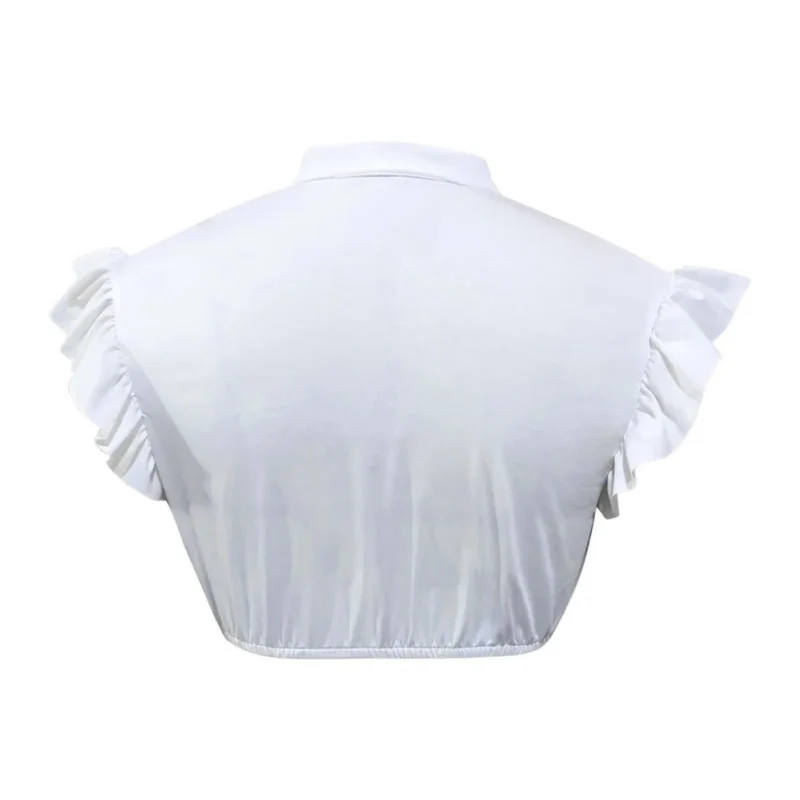 Damen Dirndl Bluse Oktoberfest | Weiß und Traditionell