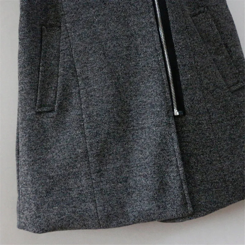 Winterjacke Damen Mit Kapuze | Lang Geschnitten Mit Reißverschluss