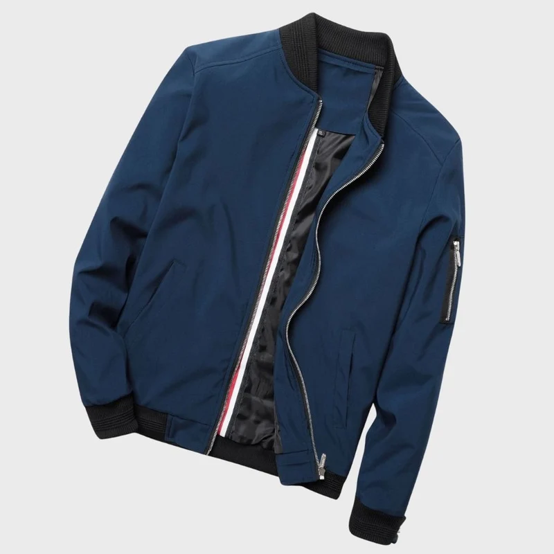 Bomberjacke Herren Leicht | Zip-Up Jacke Alltag