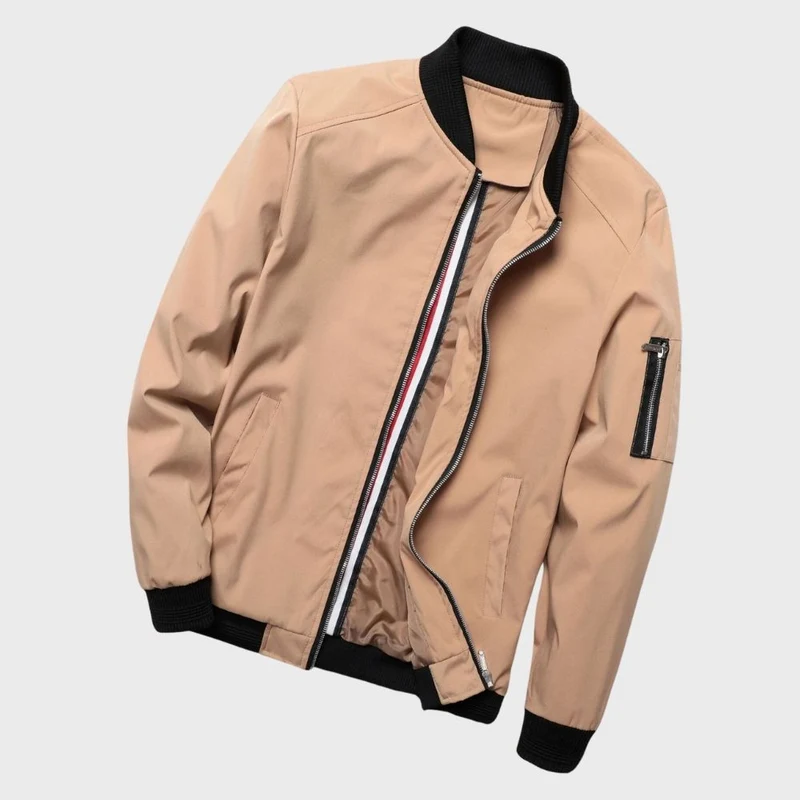 Bomberjacke Herren Leicht | Zip-Up Jacke Alltag