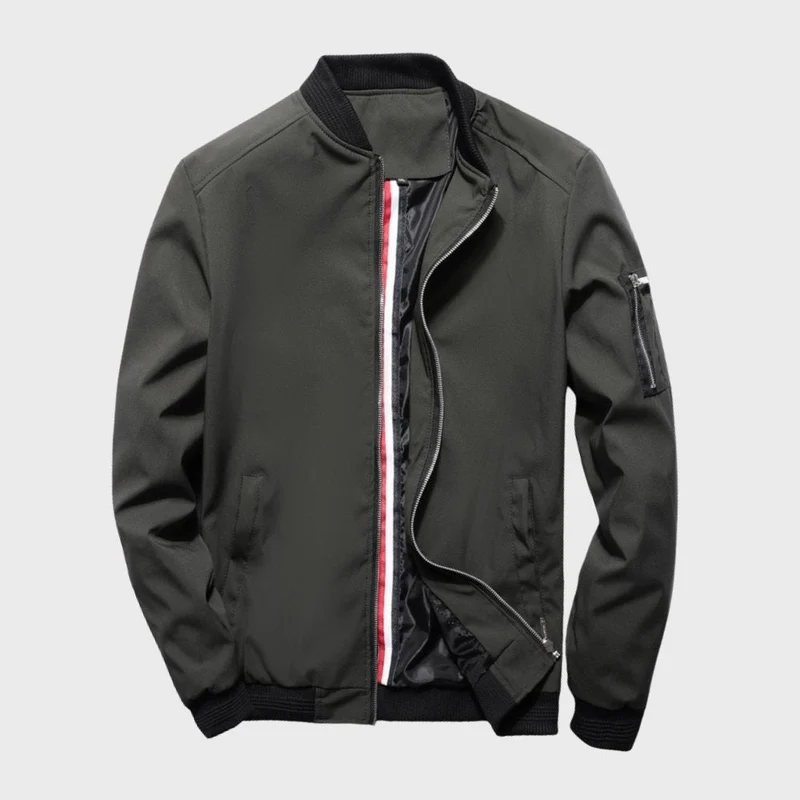Bomberjacke Herren Leicht | Zip-Up Jacke Alltag