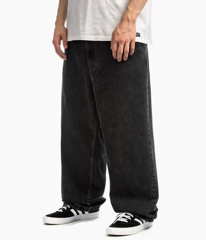 Herren Baggy Jeans Weit Geschnitten | Locker Bequem