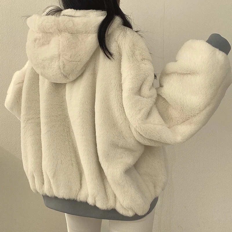 Damen Wende-Bomberjacke | Fleece Gefüttert Leicht