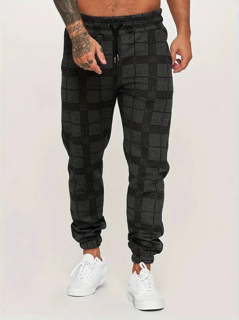 Hose Herren | Jogginghose Mit Karomuster