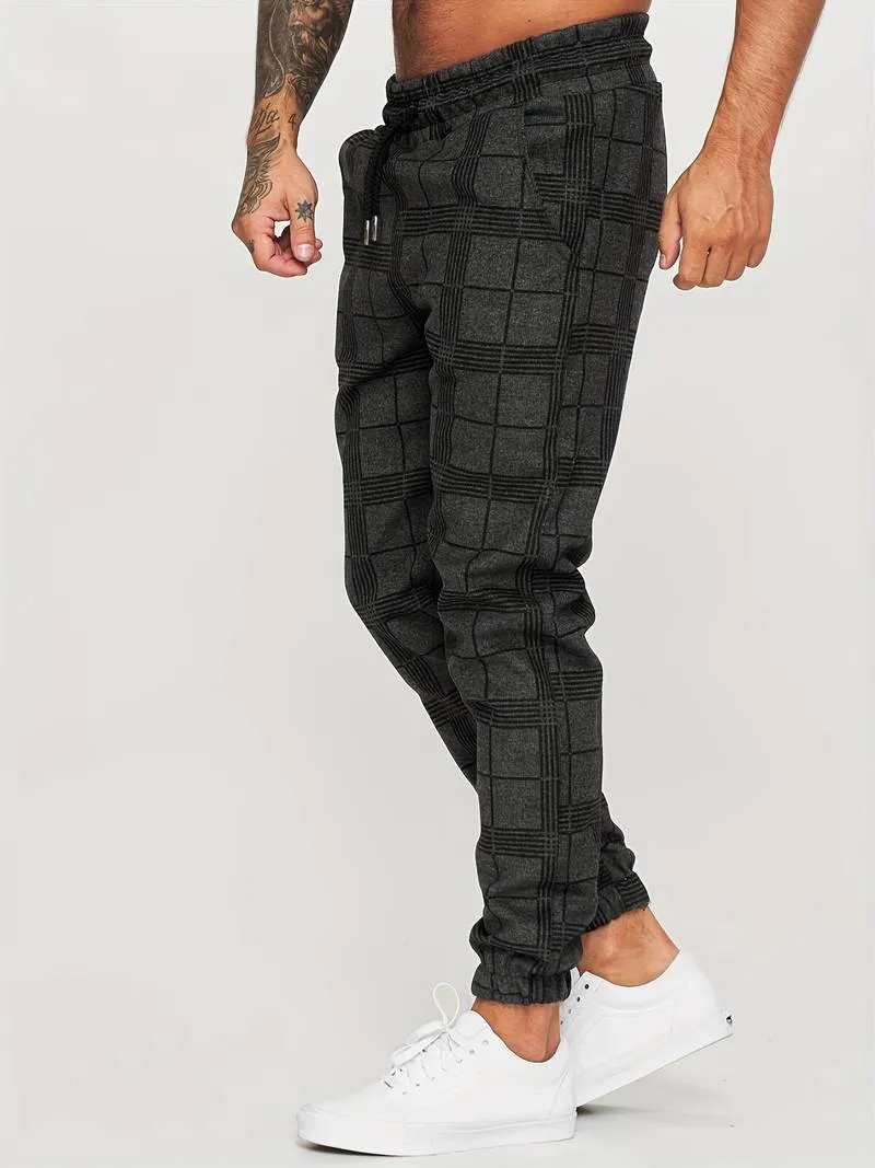 Hose Herren | Jogginghose Mit Karomuster