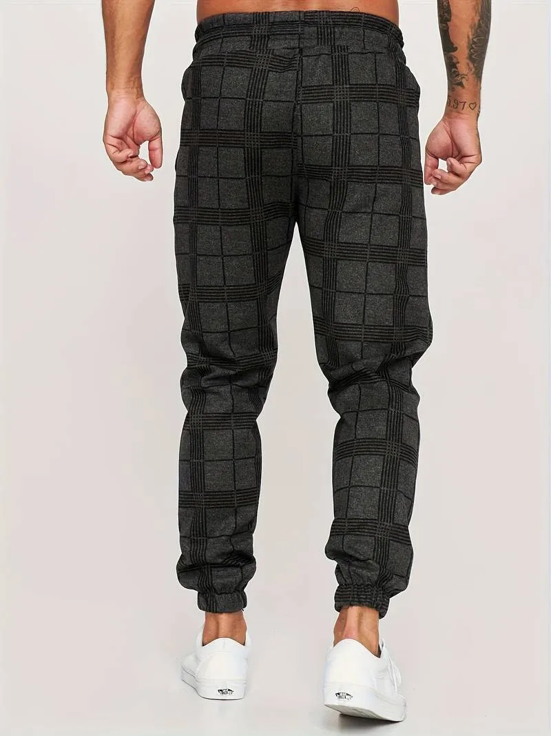 Hose Herren | Jogginghose Mit Karomuster