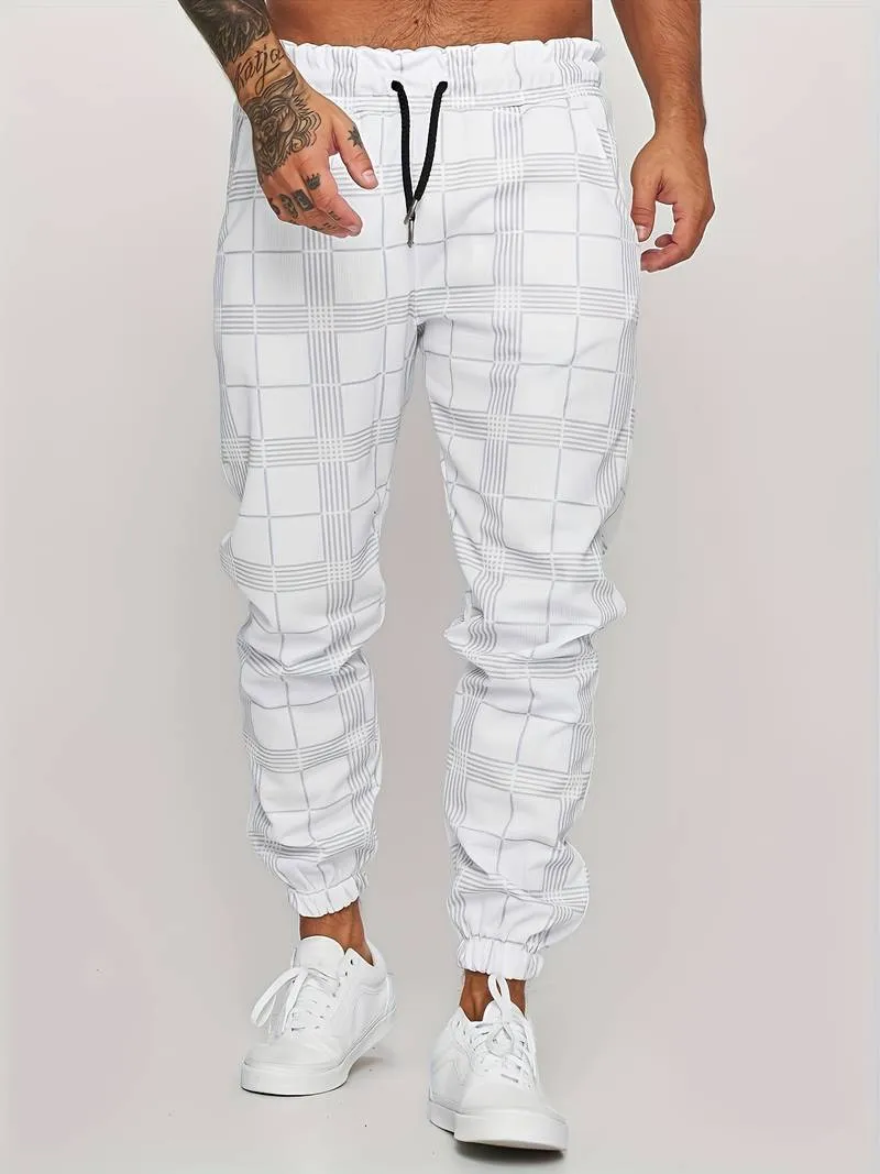 Hose Herren | Jogginghose Mit Karomuster