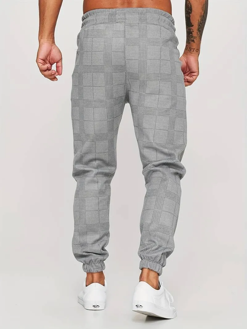 Hose Herren | Jogginghose Mit Karomuster
