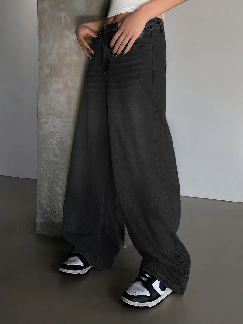 Baggy Jeans Damen | Weit Geschnitten Mit Hoher Taille