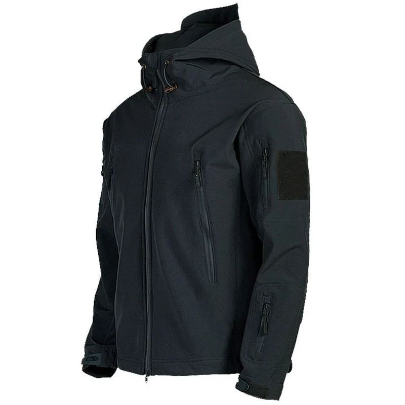 Herren Funktionsjacke mit Kapuze | Outdoor Reißverschluss
