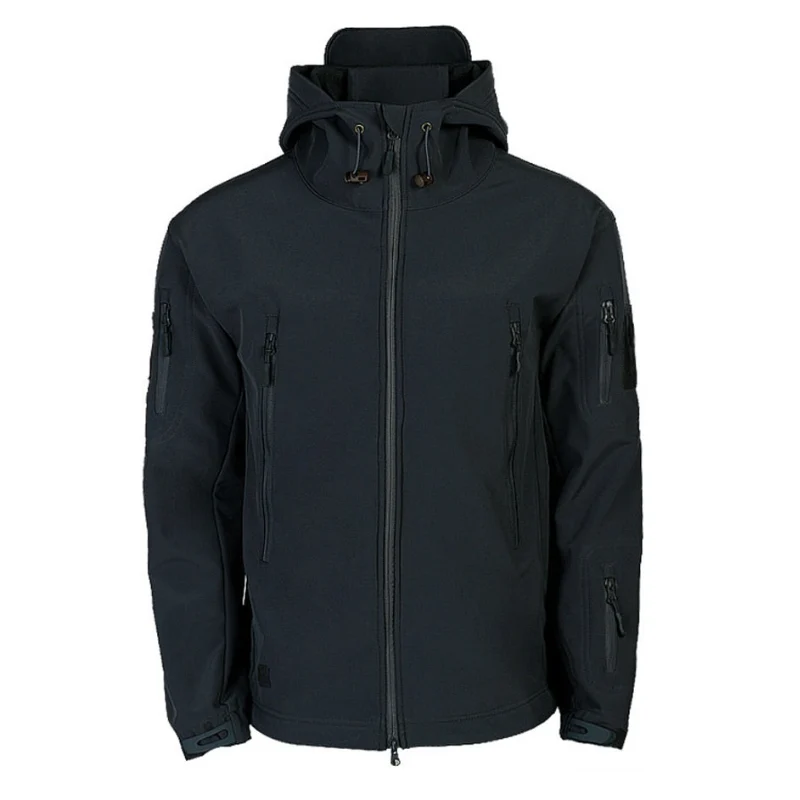 Herren Funktionsjacke mit Kapuze | Outdoor Reißverschluss
