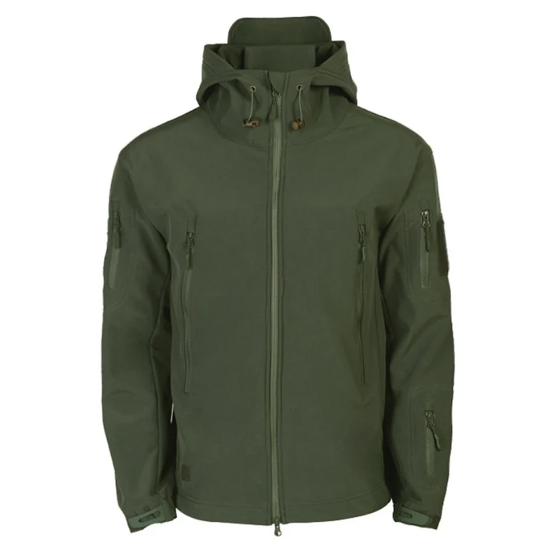Herren Funktionsjacke mit Kapuze | Outdoor Reißverschluss