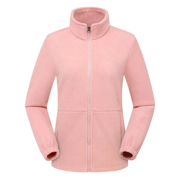 Fleecejacke Damen Mit Reißverschluss | Weich Gefüttert Mit Stehkragen