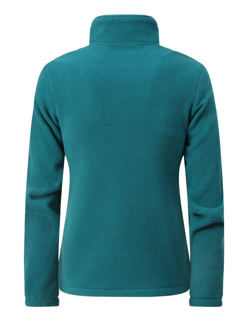Fleecejacke Damen Mit Stehkragen | Reißverschluss Sportjacke Outdoor