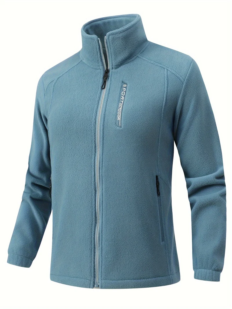 Fleecejacke Damen Mit Stehkragen | Reißverschluss Sportjacke Outdoor