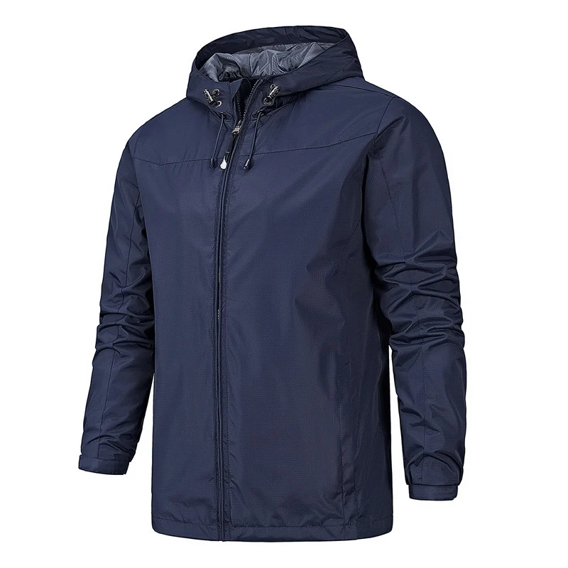 Regenjacke Herren Leicht | Wasserdicht Atmungsaktiv