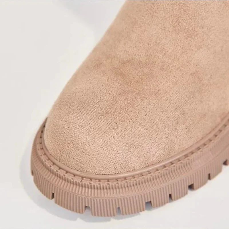 Damen Winterboots mit Futter und robuster Sohle
