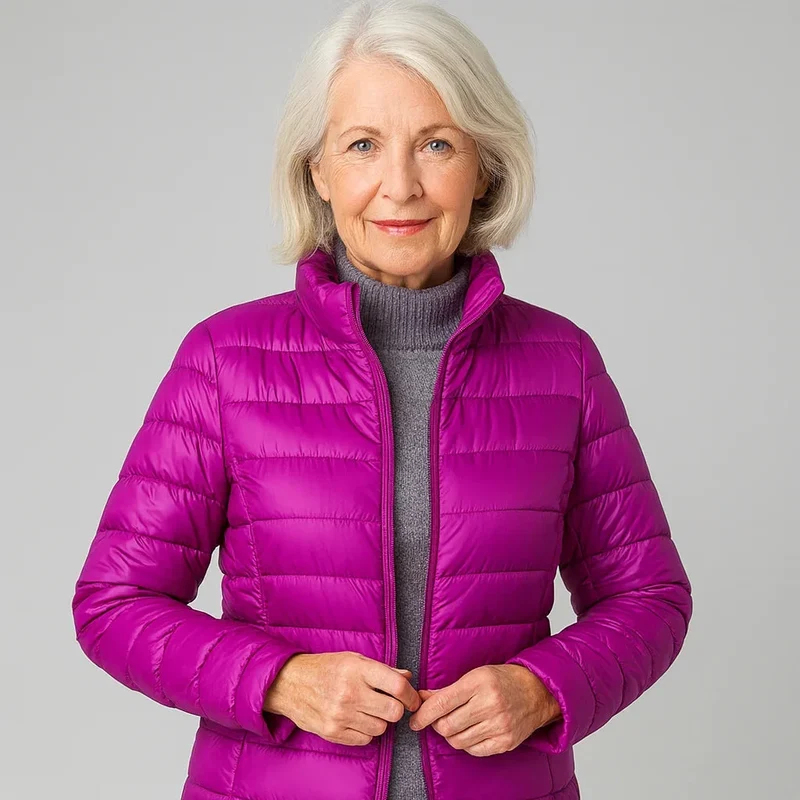 Damen Steppjacke mit Reißverschluss