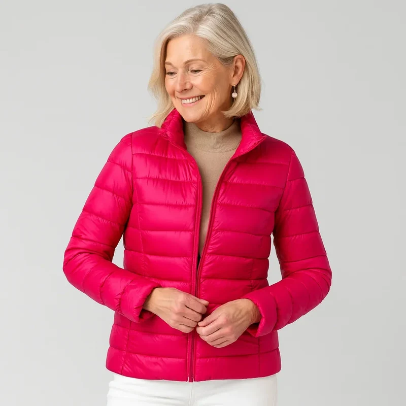 Damen Steppjacke mit Reißverschluss