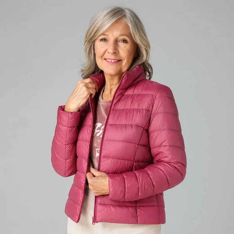 Damen Steppjacke mit Reißverschluss