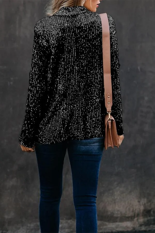 Eleganter Damenblazer mit Pailletten