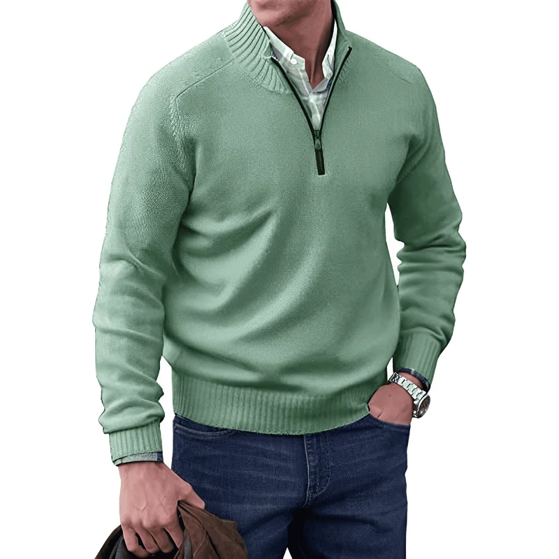 Pullover Herren Reißverschluss Winter | Warm Komfort