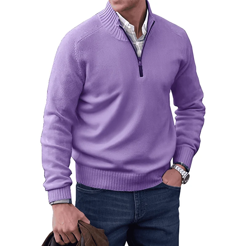 Pullover Herren Reißverschluss Winter | Warm Komfort