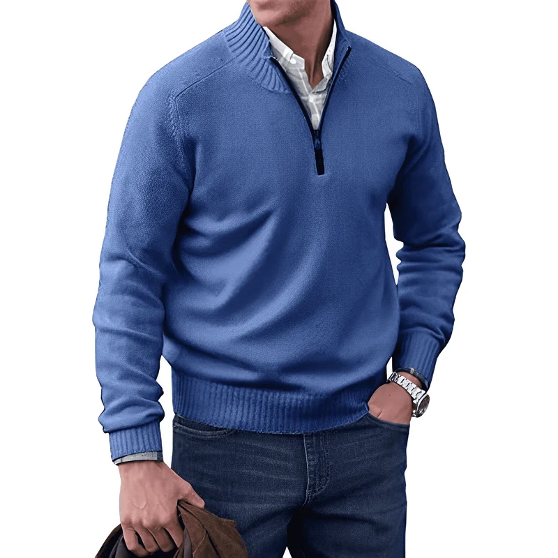 Pullover Herren Reißverschluss Winter | Warm Komfort