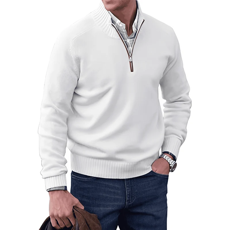 Pullover Herren Reißverschluss Winter | Warm Komfort