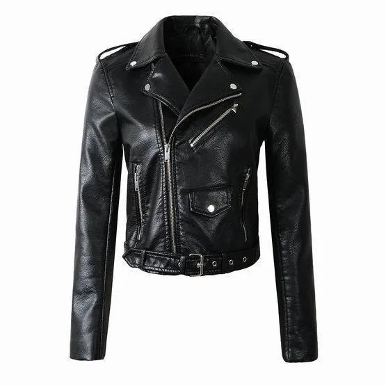 Bikerjacke Damen | Mit Reißverschluss für Alltag und Freizeit