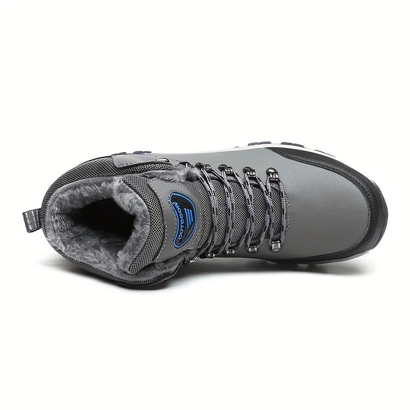Winterschuhe Herren| Outdoor Schnürstiefel Mit Futter
