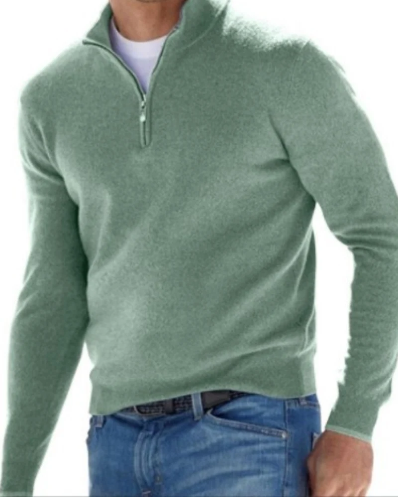 Pullover Herren Strick Reißverschluss | Alltag Komfort