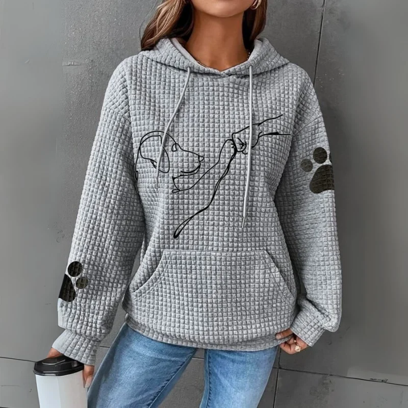 Damen Pullover | Kapuzenpullover mit Aufdruck