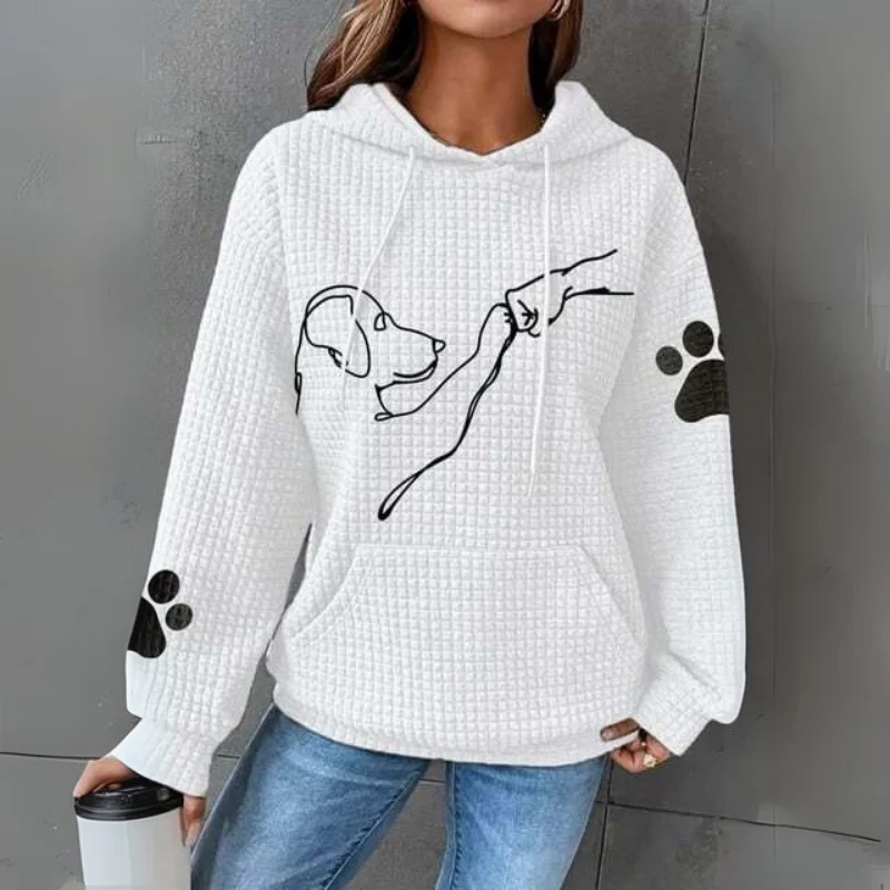 Damen Pullover | Kapuzenpullover mit Aufdruck