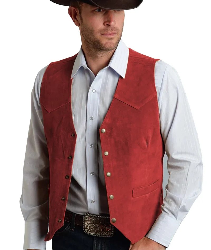 Herren Trachtenhemd | Geknöpftes Vest